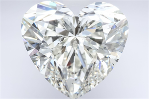 Picture of Natural Diamond 5.03 Carats, Heart with  Cut, J Color, SI2 Clarity and Certified by GIA