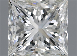 Foto Diamante Natural 0.59 quilates, Princesa , Color J, claridad IF y certificado GIA de