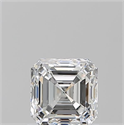 Diamante Natural 0.90 quilates, Asscher , Color G, claridad VVS1 y certificado GIA