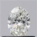 Natural Diamond 0.31 Carats, Oval with  Cut, H Color, SI2 Clarity and Certified by GIA