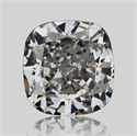 Natural Diamond 0.58 Carats, Cushion with  Cut, I Color, VS1 Clarity and Certified by GIA