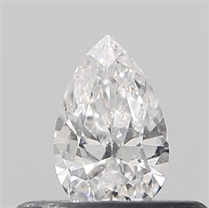 Picture of Natural Diamond 0.23 Carats, Pear with  Cut, D Color, SI2 Clarity and Certified by IGI