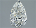 Natural Diamond 1.50 Carats, Pear with  Cut, G Color, SI1 Clarity and Certified by IGI