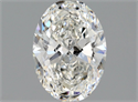 Natural Diamond 0.91 Carats, Oval with  Cut, G Color, VS2 Clarity and Certified by GIA