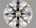 Diamante Natural 0.43 quilates, Redondo , Color F, claridad IF y certificado GIA