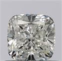 Natural Diamond 0.79 Carats, Cushion with  Cut, F Color, VVS1 Clarity and Certified by GIA
