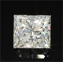 Natural Diamond 3.96 Carats, Princess with  Cut, N Color, VS2 Clarity and Certified by GIA
