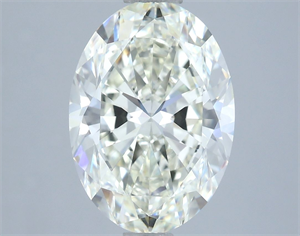 Picture of Natural Diamond 3.01 Carats, Oval with  Cut, J Color, VVS1 Clarity and Certified by IGI