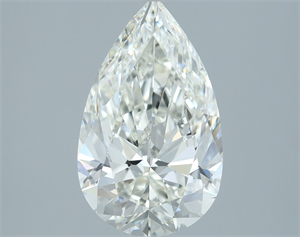 Picture of Natural Diamond 2.08 Carats, Pear with  Cut, H Color, VS1 Clarity and Certified by IGI