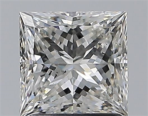 Picture of Natural Diamond 1.55 Carats, Princess with  Cut, I Color, SI1 Clarity and Certified by GIA
