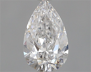 Picture of Natural Diamond 0.32 Carats, Pear with  Cut, D Color, VS2 Clarity and Certified by GIA