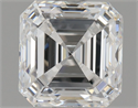 Diamante Natural 1.21 quilates, Asscher , Color E, claridad VS1 y certificado GIA