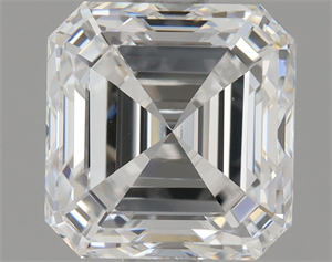 Foto Diamante Natural 1.21 quilates, Asscher , Color E, claridad VS1 y certificado GIA de