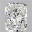 Natural Diamond 4.02 Carats, Radiant with  Cut, F Color, VS2 Clarity and Certified by GIA