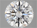 Del inventario de diamantes de laboratorio, 1.04 quilates, Redondo , Color D, claridad VVS2 y certificado IGI