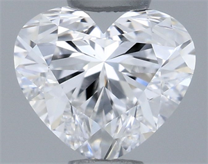 Picture of Natural Diamond 0.40 Carats, Heart with  Cut, D Color, VS2 Clarity and Certified by GIA