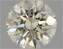 Natural Diamond 0.42 Carats, Round with Excellent Cut, L Color, VS1 Clarity and Certified by IGI