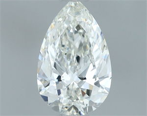 Picture of Natural Diamond 0.50 Carats, Pear with  Cut, H Color, SI1 Clarity and Certified by GIA