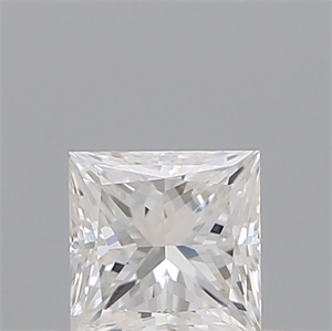 Picture of Natural Diamond 0.35 Carats, Princess with  Cut, E Color, I1 Clarity and Certified by GIA