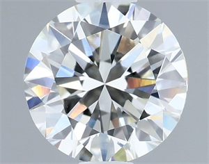Picture of Natural Diamond 0.69 Carats, Round with Very Good Cut, I Color, VVS2 Clarity and Certified by IGI