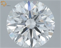 Lab Grown Diamond 0.96 Carats, Round with Ideal Cut, D Color, VVS2 Clarity and Certified by IGI