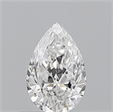 Natural Diamond 0.50 Carats, Pear with  Cut, D Color, VS1 Clarity and Certified by GIA