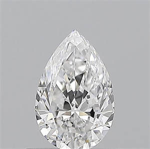 Picture of Natural Diamond 0.50 Carats, Pear with  Cut, D Color, VS1 Clarity and Certified by GIA