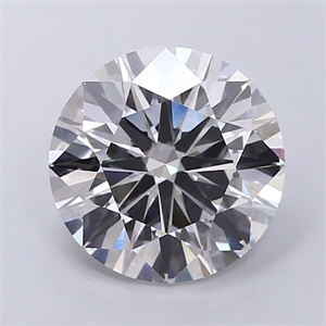 Picture of Lab Grown Diamond 4.53 Carats, Round with Excellent Cut, E Color, VS1 Clarity and Certified by IGI