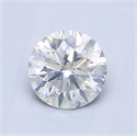 Natural Diamond 0.97 Carats, Round with Very Good Cut, G Color, I1 Clarity and Certified by GIA