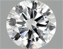 Lab Grown Diamond 0.98 Carats, Round with Ideal Cut, D Color, VVS2 Clarity and Certified by IGI