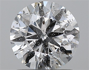 Foto Diamante Natural 1.09 quilates, Redondo , Color E, claridad I1 y certificado GIA de
