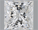 Natural Diamond 1.02 Carats, Princess with  Cut, E Color, VVS2 Clarity and Certified by GIA
