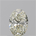 Diamante Natural 0.51 quilates, Ovalado , Color M, claridad VVS2 y certificado GIA