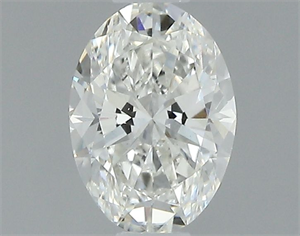 Picture of Natural Diamond 0.50 Carats, Oval with  Cut, H Color, VS2 Clarity and Certified by GIA