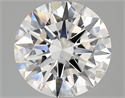 Lab Grown Diamond 3.52 Carats, Round with Ideal Cut, F Color, VVS2 Clarity and Certified by IGI