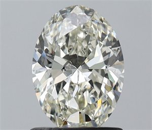 Picture of Natural Diamond 1.00 Carats, Oval with  Cut, I Color, VVS2 Clarity and Certified by IGI