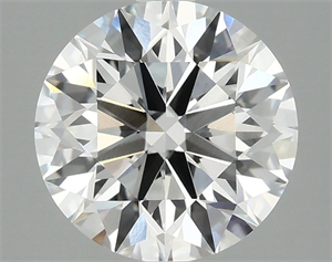 Picture of Lab Grown Diamond 3.09 Carats, Round with Excellent Cut, E Color, VS1 Clarity and Certified by IGI