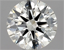 Natural Diamond 0.51 Carats, Round with Excellent Cut, H Color, VS1 Clarity and Certified by GIA
