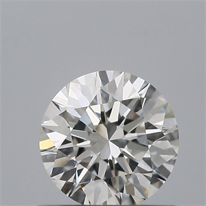 Picture of Natural Diamond 0.50 Carats, Round with Excellent Cut, G Color, VVS2 Clarity and Certified by IGI
