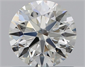 Natural Diamond 0.72 Carats, Round with Excellent Cut, J Color, VVS1 Clarity and Certified by GIA
