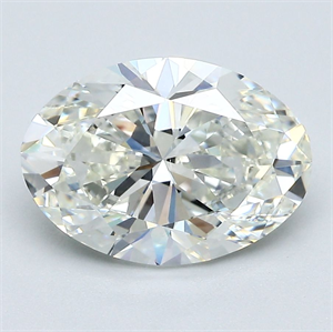 Foto Diamante Natural 3.01 quilates, Ovalado , Color J, claridad VS1 y certificado GIA de