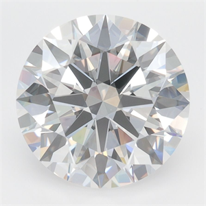 Picture of Lab Grown Diamond 4.09 Carats, Round with Ideal Cut, D Color, VVS1 Clarity and Certified by IGI