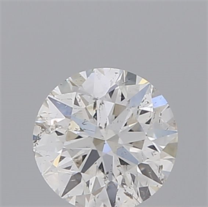 Picture of Natural Diamond 0.42 Carats, Round with Excellent Cut, F Color, SI2 Clarity and Certified by IGI