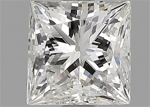Foto Diamante Natural 1.00 quilates, Princesa , Color I, claridad VVS2 y certificado GIA de
