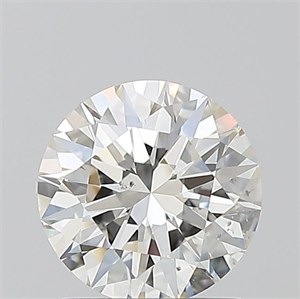 Picture of Natural Diamond 1.11 Carats, Round with Excellent Cut, J Color, SI1 Clarity and Certified by GIA