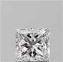 Diamante Natural 1.01 quilates, Princesa , Color D, claridad SI1 y certificado GIA