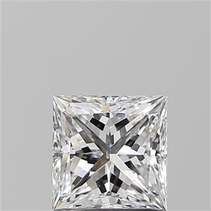 Foto Diamante Natural 1.01 quilates, Princesa , Color D, claridad SI1 y certificado GIA de