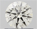 Natural Diamond 0.60 Carats, Round with Excellent Cut, H Color, VVS1 Clarity and Certified by IGI