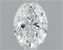 Natural Diamond 0.50 Carats, Oval with  Cut, G Color, VS1 Clarity and Certified by GIA