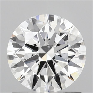 Picture of Lab Grown Diamond 1.08 Carats, Round with Ideal Cut, D Color, VVS1 Clarity and Certified by IGI